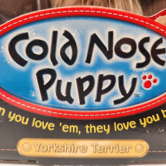 Playmates Amazing Pets Cold Nose Puppy Yorkshire Terrier Open Box Barks Wag Tail - Picture 7 of 16